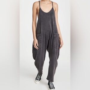 FP Movement by Free People Charcoal Jumpsuit